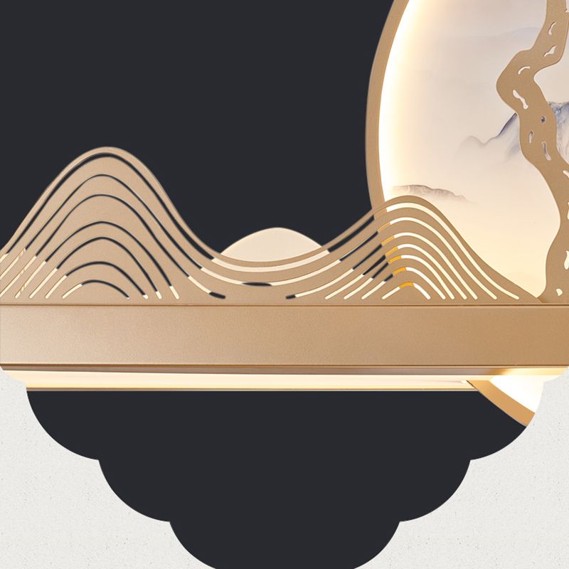 Lineair eilandhanger leidde Chinees modern plafond hanglampje voor eetkamer