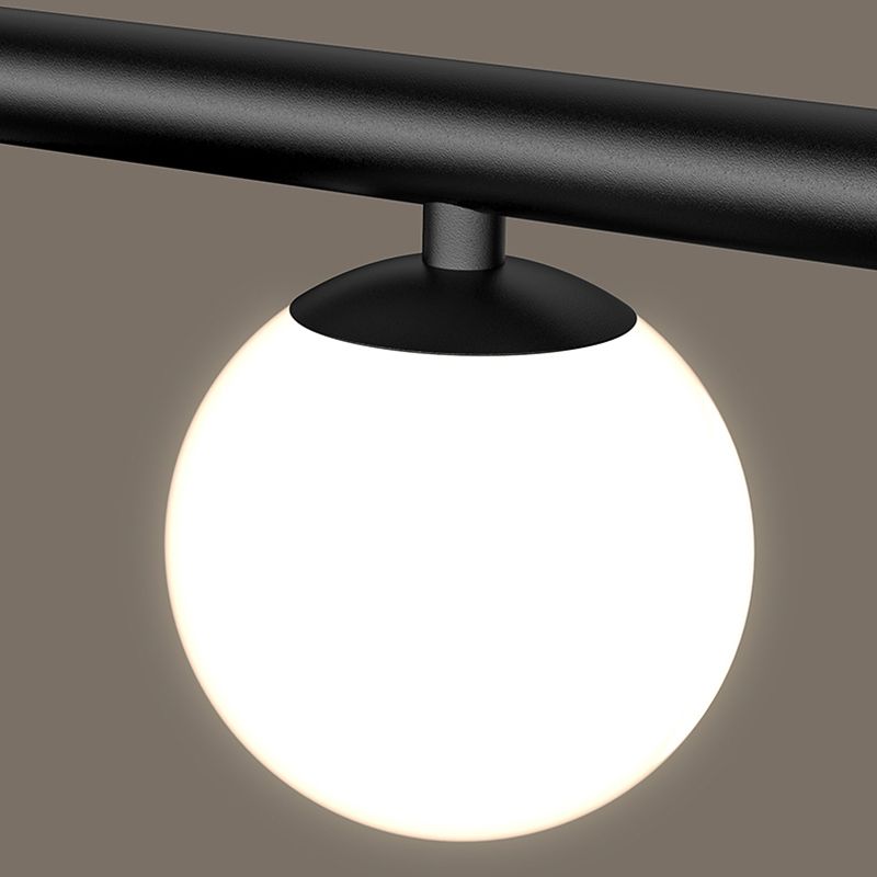 Moderne Stil sphärischer Anhänger Lichter weiße Glashängeanhänger Lichter