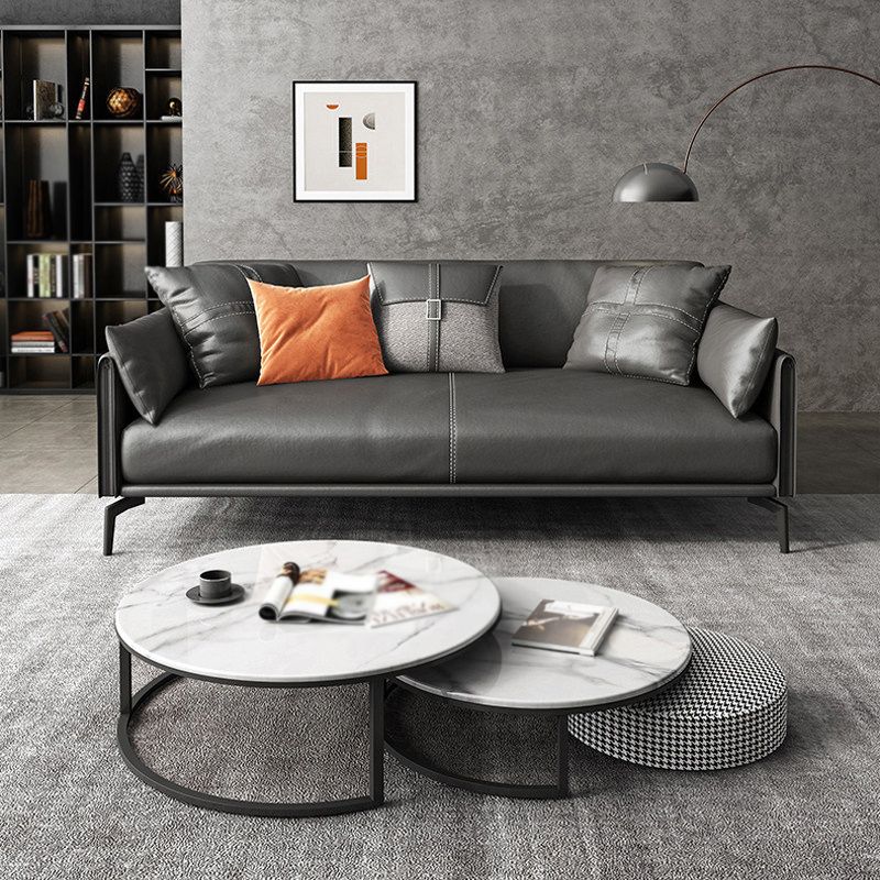 Living Room Contemporary Pillow Top Arm Standard Pillows Sofa Chaise