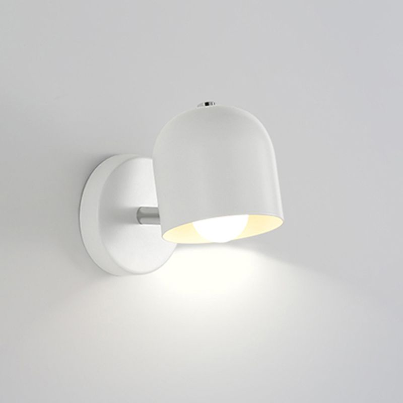 Geometric Metal Wall Sconce Modern Nordic Macaron Single Light Wall Mounted Light