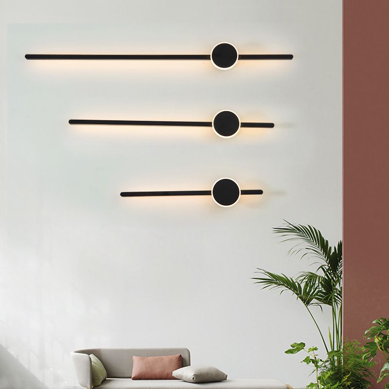 Modern Wall Light Fixture Metal 2 Light Wall Mounted Lighting for Living Room