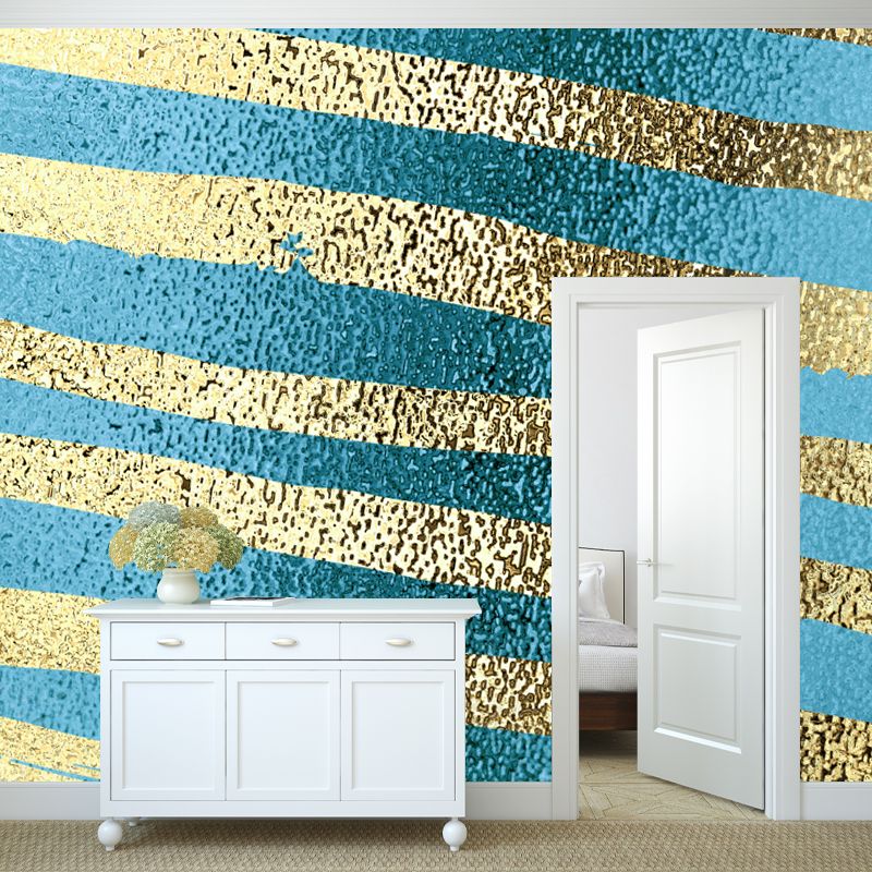 Pinselstrich-Druckfolien-Wandbild, helle Farbe, zeitgenössische Wanddekoration für Schlafzimmer