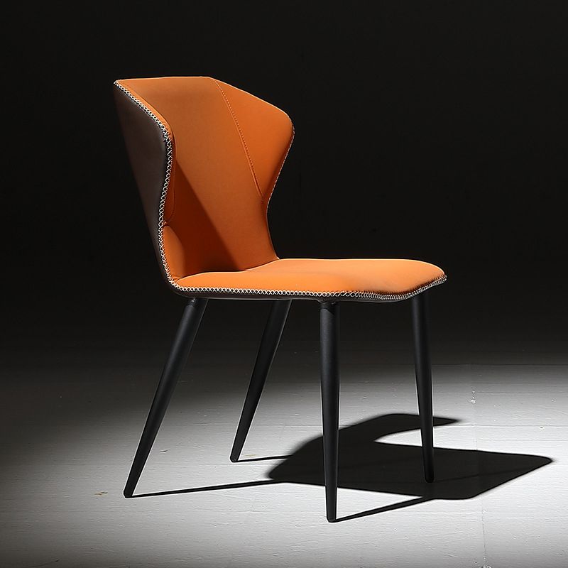 Industrial Side Chair Wingback Dining Room Chair for Dining Room