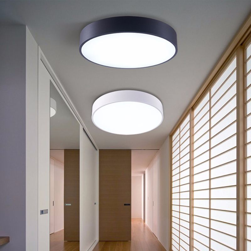 Ronde inbouwverlichtingsarmaturen Moderne acryl 1-lichts plafondlamp