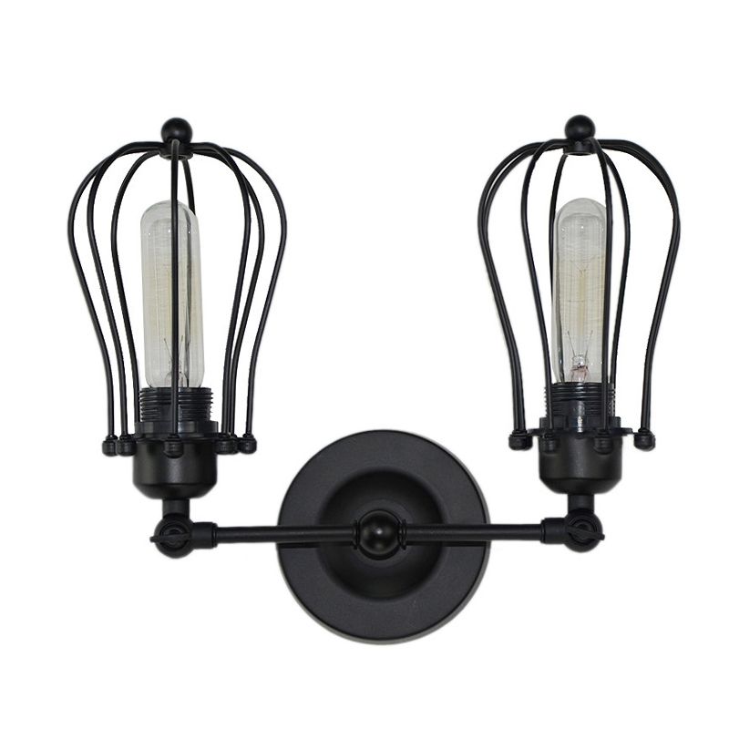 Vintage Double Vanity Lighting Industrial Style Wall Mounted Lamp for Bedroom Bathroom