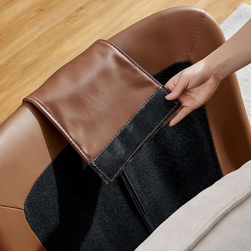 Modern Rocking Chair Wooden Rocking Accent Chair with Tufted