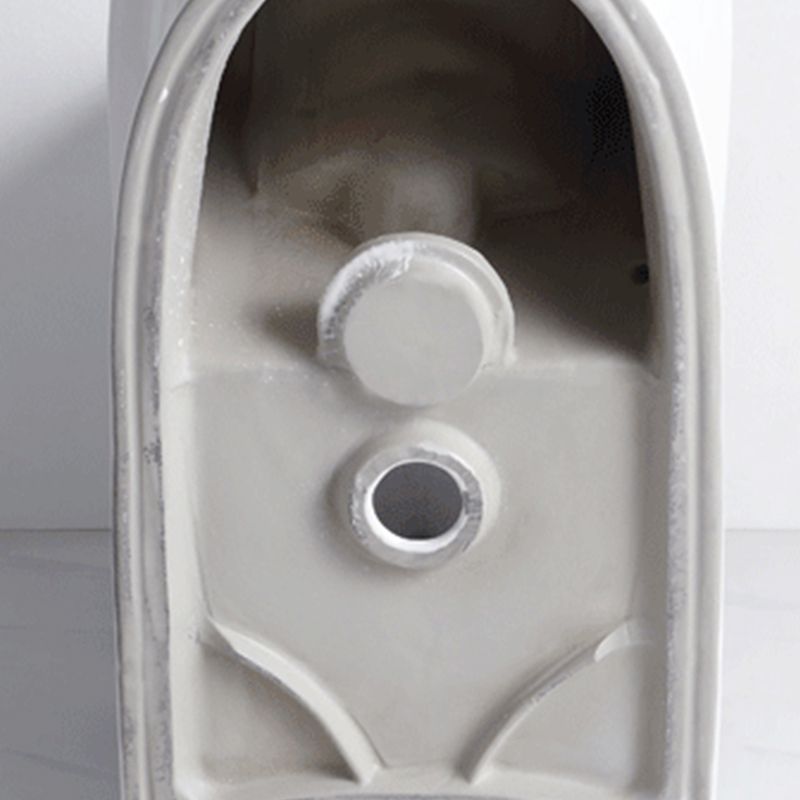 Contemporary Ceramic Toilet Bowl One Piece Skirted Urine Toilet with Seat