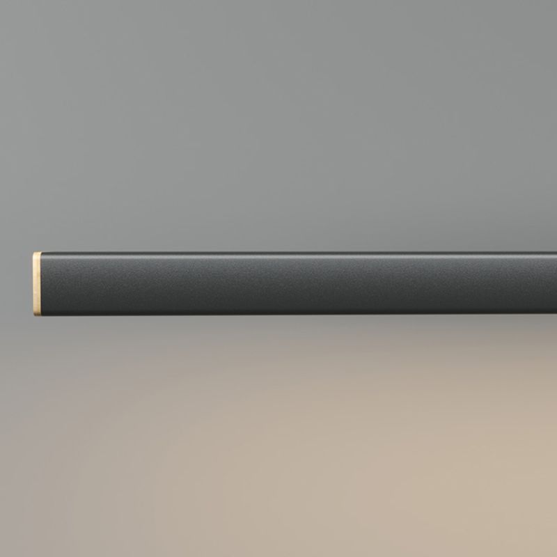 Contemporary Linear LED Chandelier Light Fixtures Restaurant Hanging Chandelier