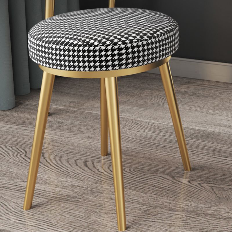 Genuine Leather Vanity Table in Green Luxurious Stone Top Makeup Desk