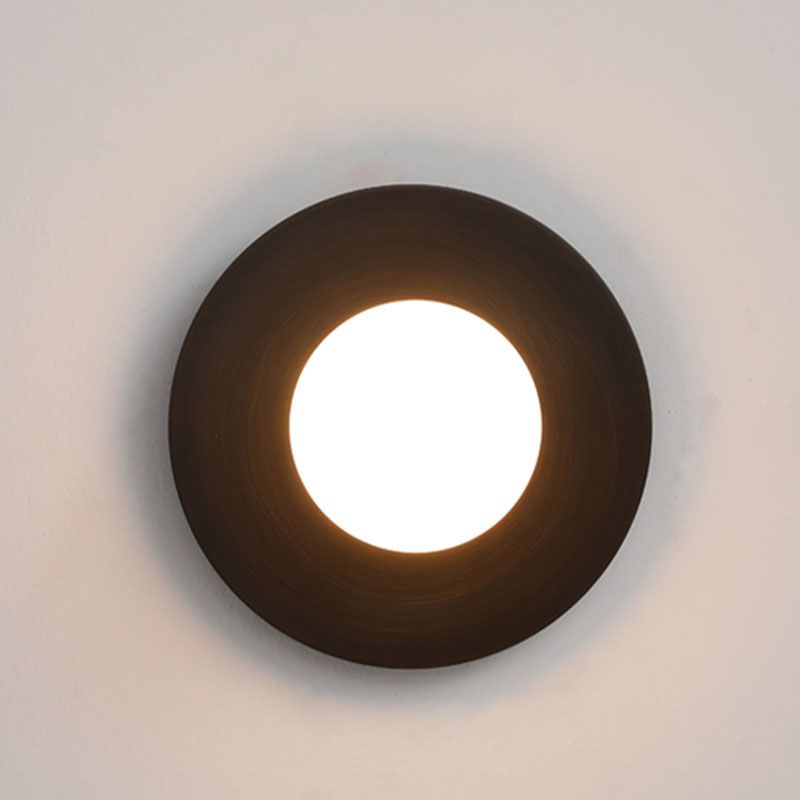 Modern Style House usada luces creativas de luz de pared con sombra de vidrio para dormitorio del hotel