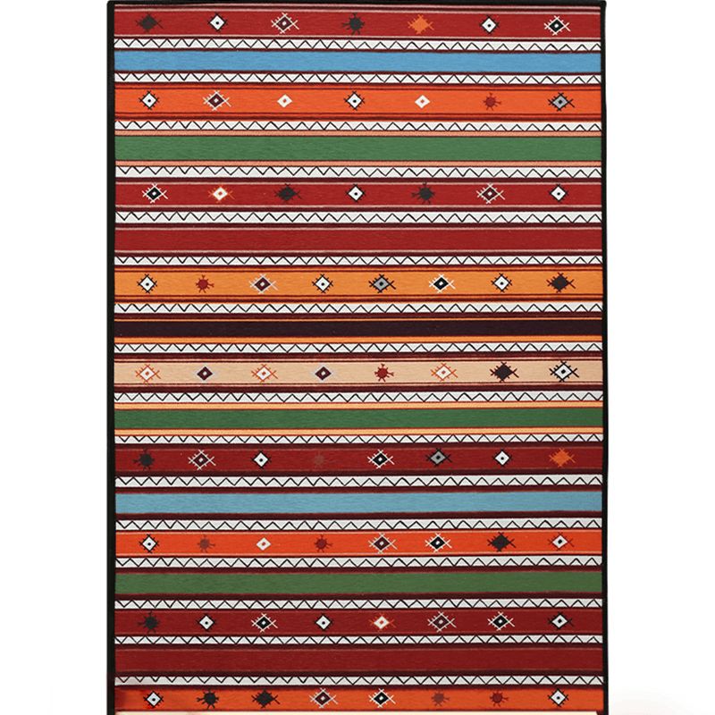 Alfombra geométrica impresa geométrica Polyster alfombra de alfombra múltiple anti-slip alfombra lavable para decoración del hogar