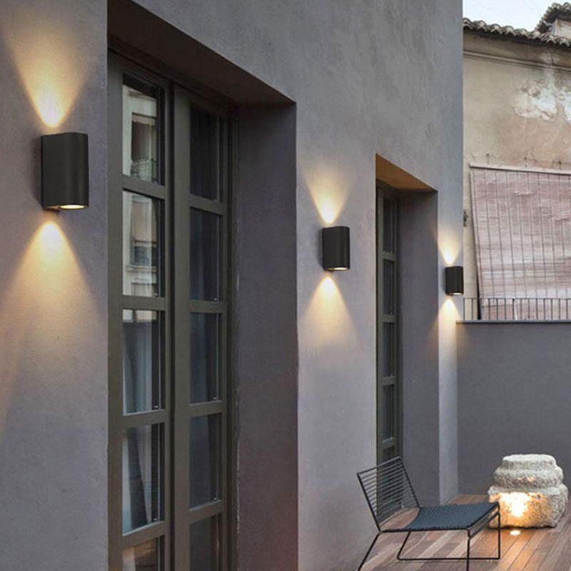 Luz de montaje de pared simple de estilo moderno Corredor al aire libre LED LIGHTURA