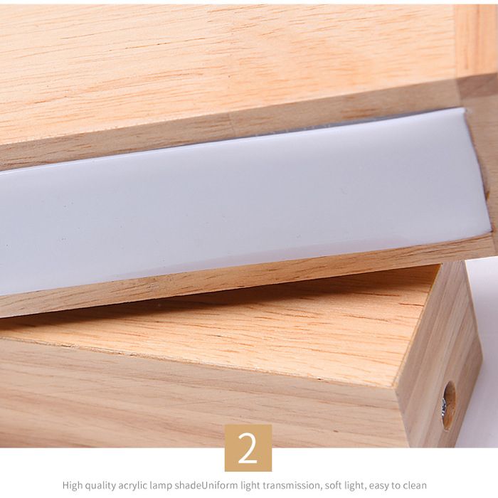 Éclairage de vanité rectangle