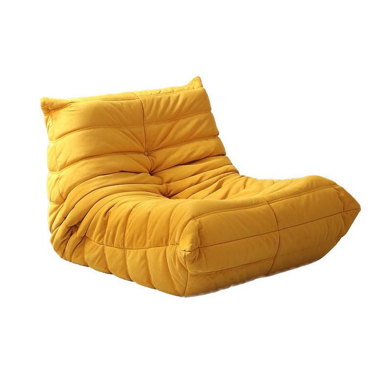 34.25"L x 40.16"W x 27.56"H Armless Sewn Pillow Back Chair,Modern Chair for Bedroom