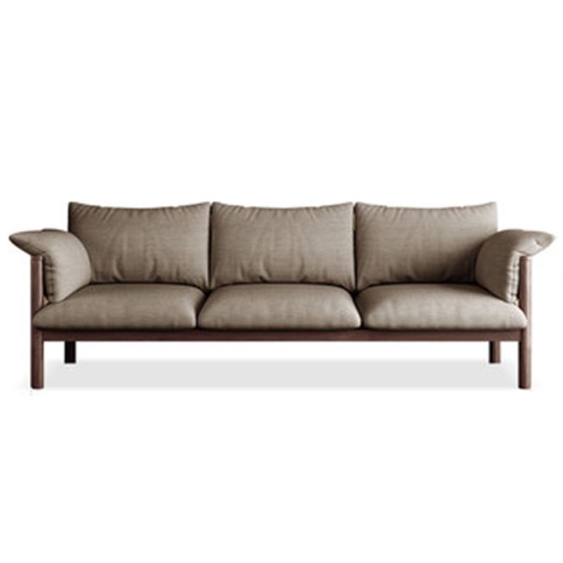 Zeitgenössisches Quadratarm Standard -Sofa mit Stirnkissen für Wohnzimmer, Wohnung