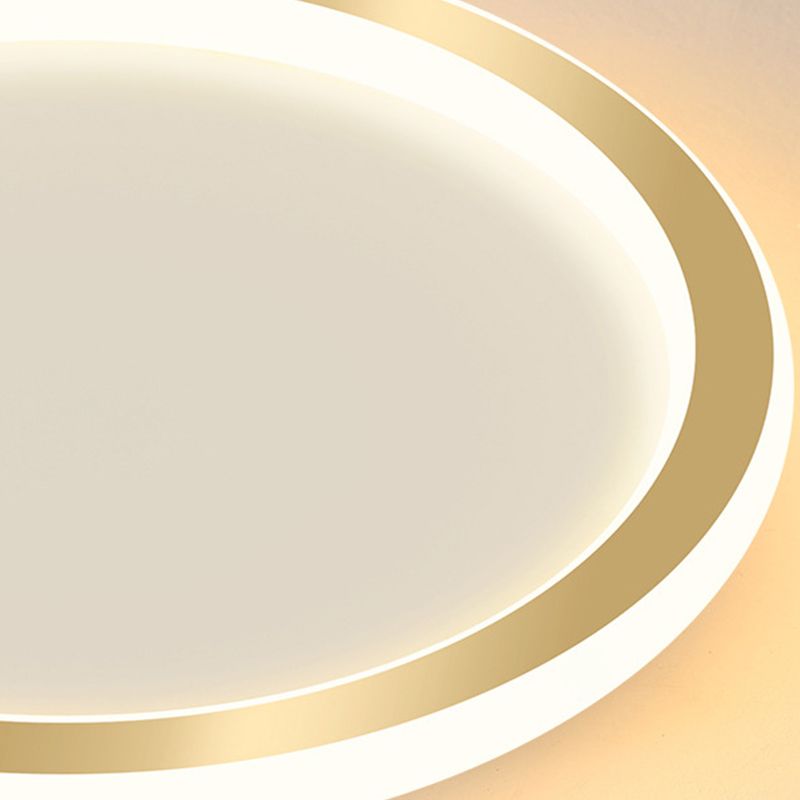 Circle Aluminum Ceiling Mounted Fixture Nordic LED Close to Ceiling Lamp