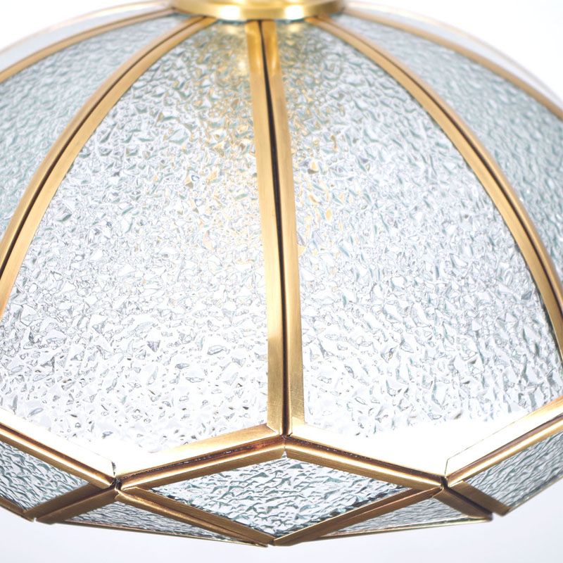 Cream/Textured White Glass Hat Pendant Light Modern 1 Bulb Suspended Lighting Fixture for Living Room