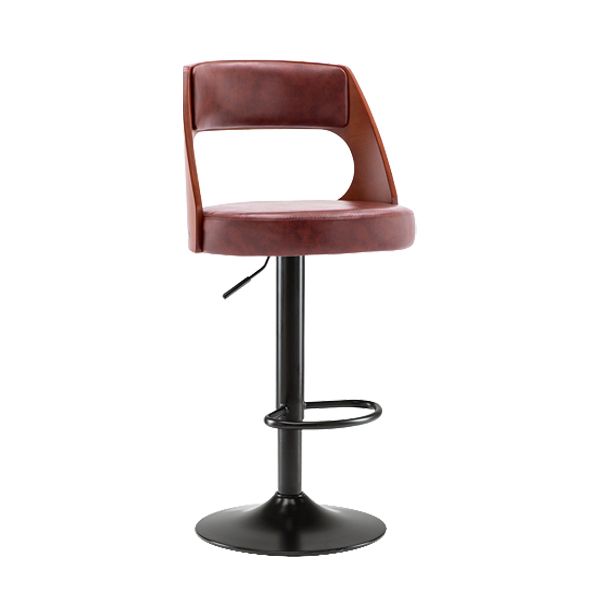 Industrial Style Liftable Bar-stool Metal Counter Bar Stool with Metal Legs for Kitchen