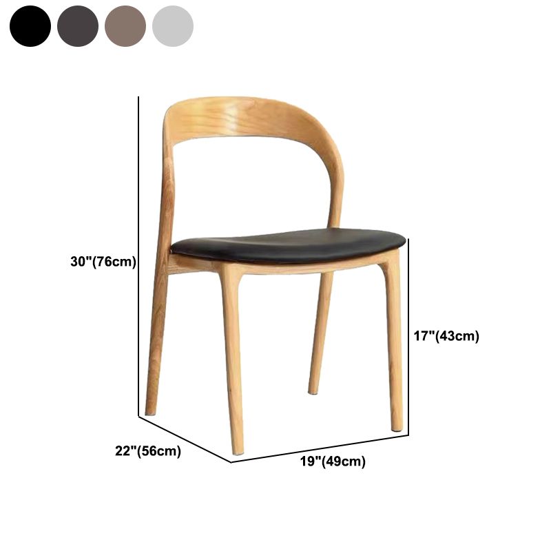 Upholstered Dining Side Chair Solid Wood Dining Room Chair for Home