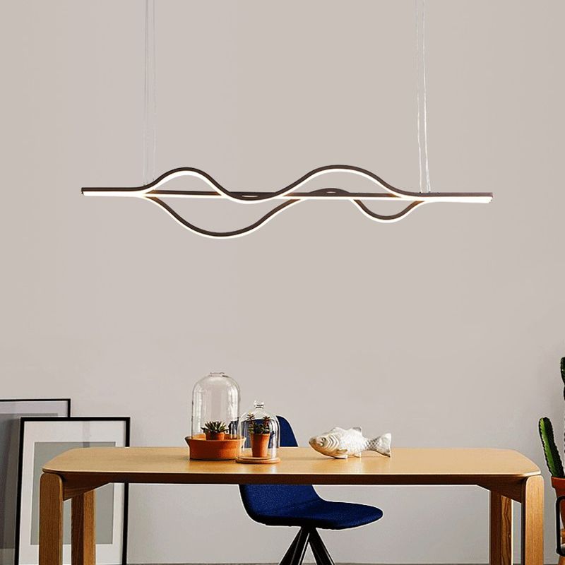 Nórdica Light Light Light Light 3 luces Led Island Colgante para comedor