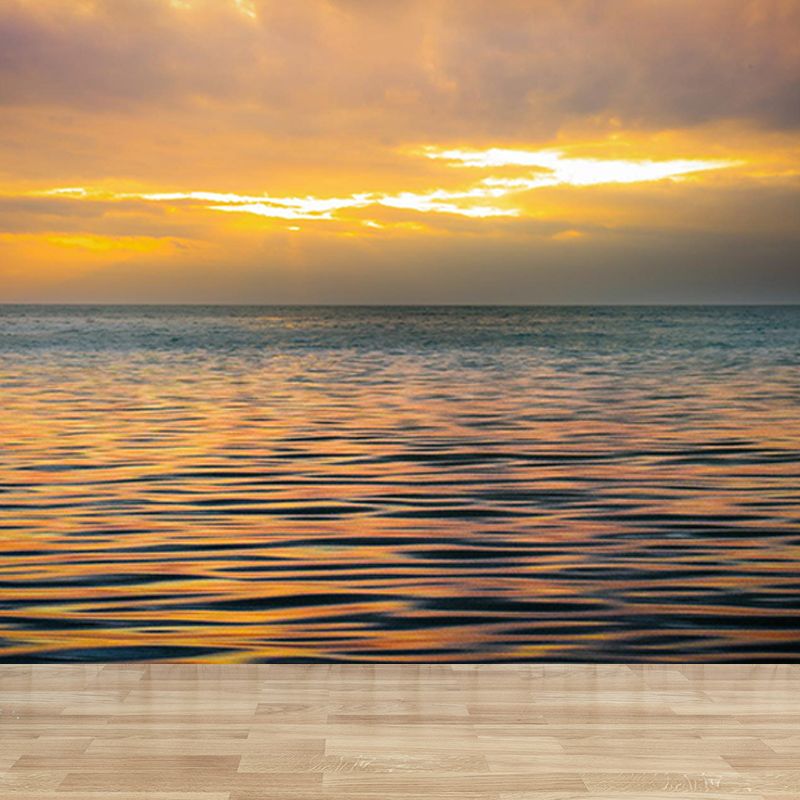 Modern Beach Environment Friendly Mural Wall Covering for Sleeping Room