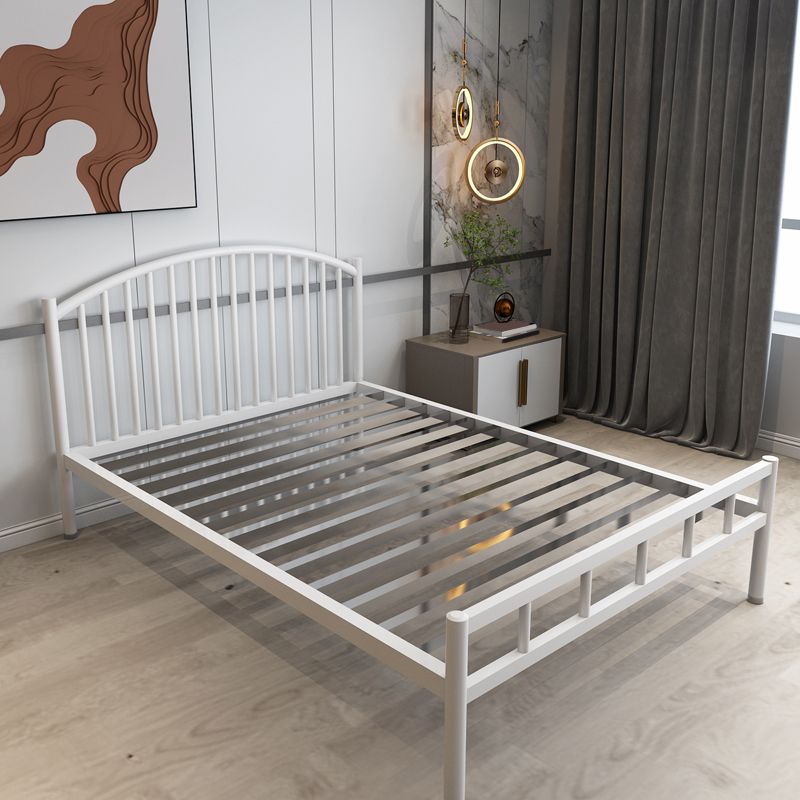 Stainless Steel Bed, 40.15 inch With Headboard and Footboard