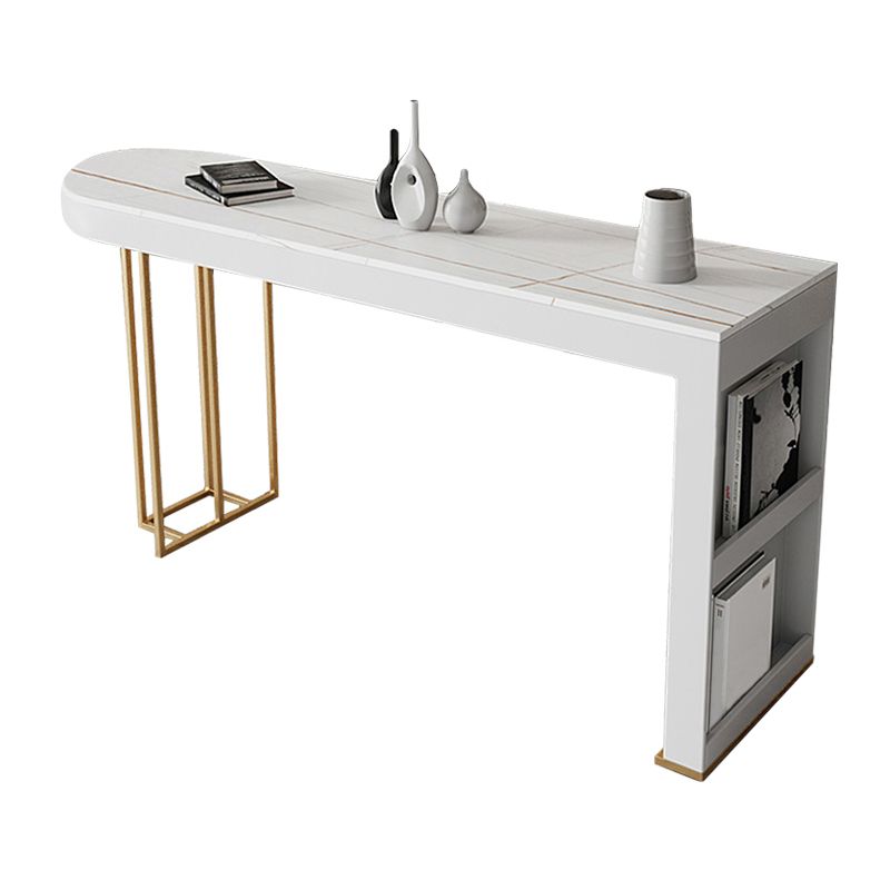 Contemporary Sintered Stone Dining Bar Table for Kitchen Dining Room