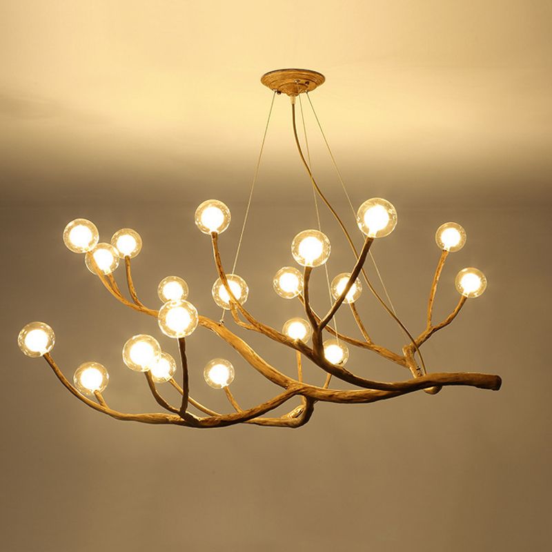 Branch Chandelier Light Fixture Modern Designer Glass Pendant Lighting for Restaurant