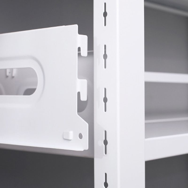 Standard Metal Bookshelf 5 Tiers Contemporary Bookcase for Home Office 78.7"H