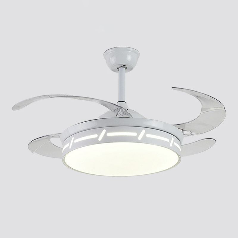 4 Klingen LED Schlafzimmer Halbflus