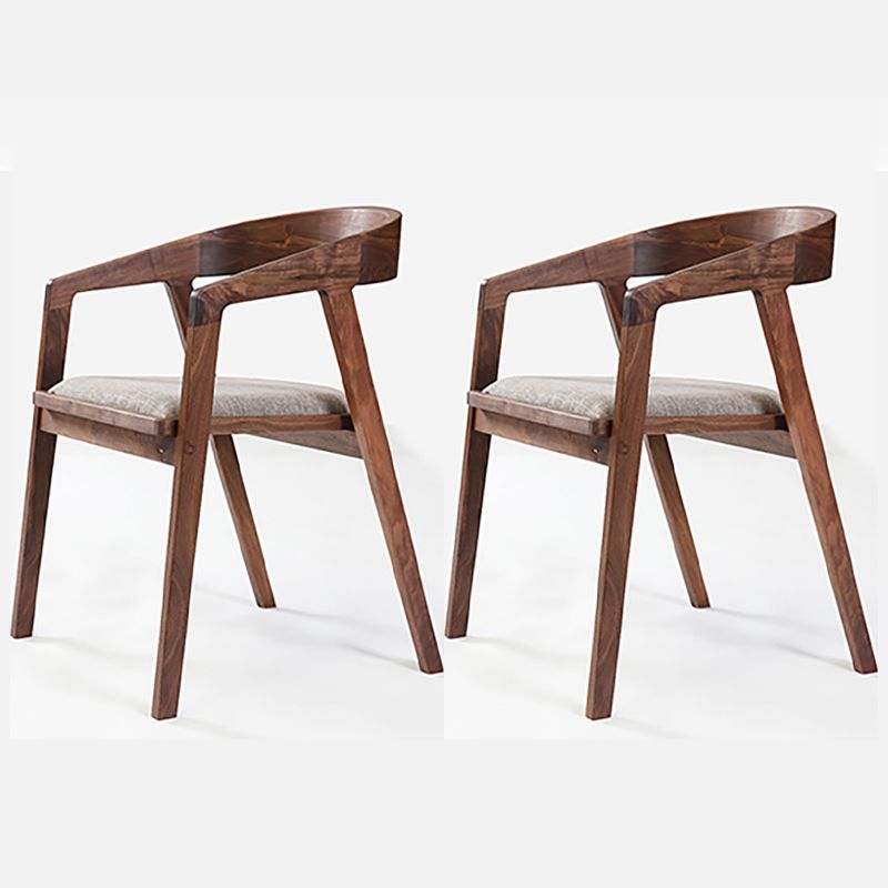 Traditional Rectangle 1/2/5 Pieces Dining Set Wood Trestle Dining Table with Ladder Chair