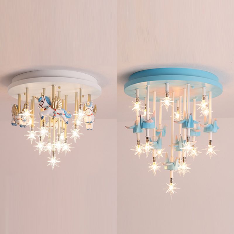 Multi Lights Cartoon plafondlamp Helder Star Shade Eigentijds inbouwlicht