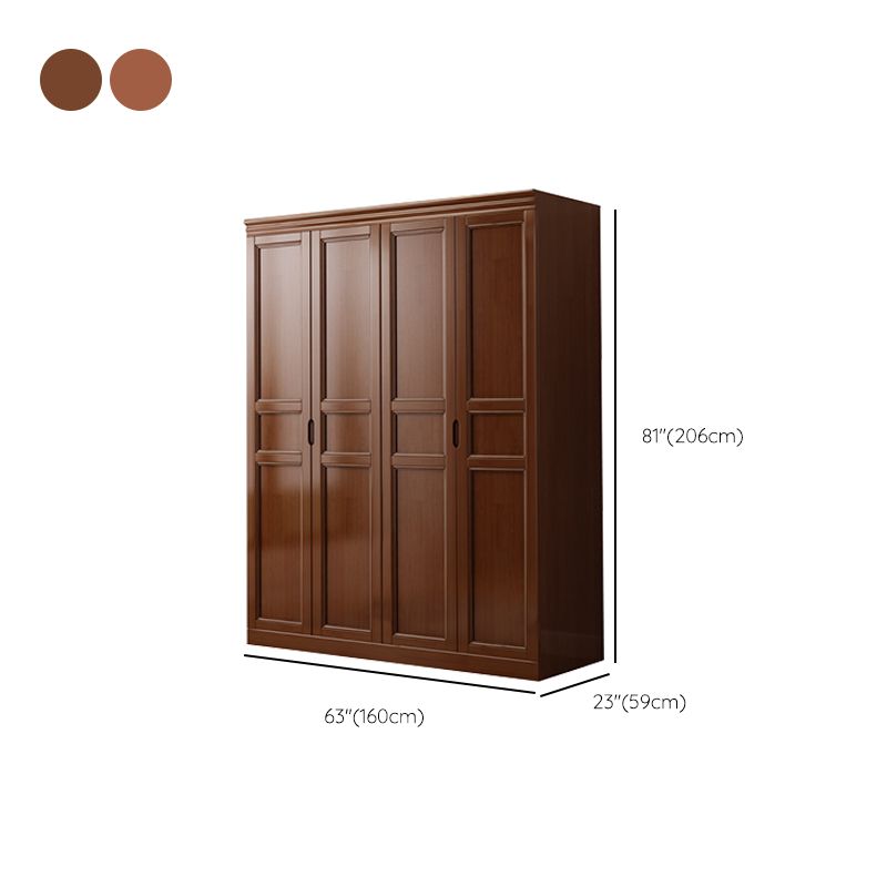 Matte Finish Rubberwood Cabinet Traditional Bedroom Storage Cabinet