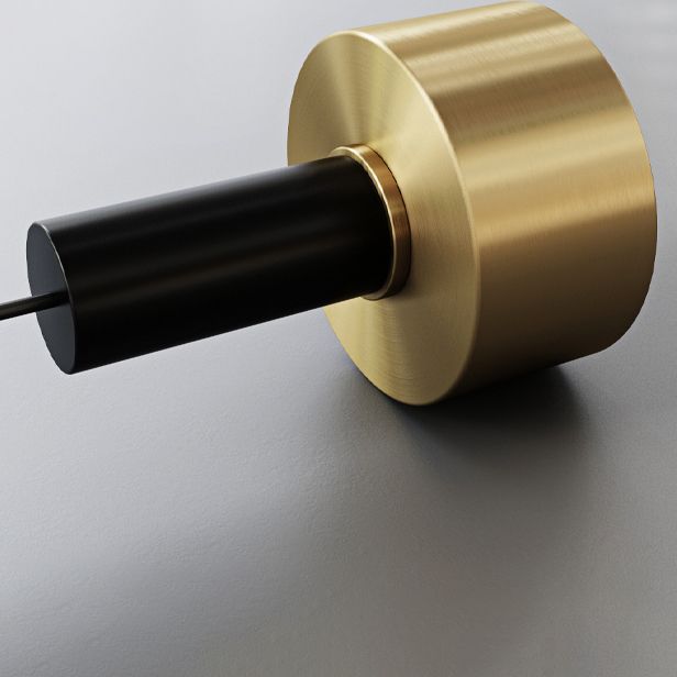 Metalen cilindrische schaduw hanglampen moderne stijl 1 kop hangende montage voor slaapkamer