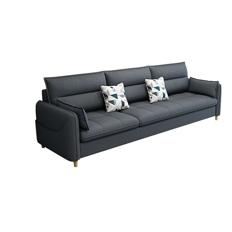 Scandinavian Removable Cushions Square Arm Sofa/Sectionals with Storage