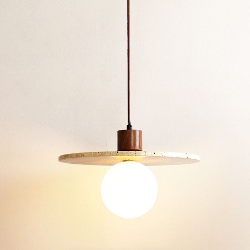 Unieke schaduw hangende verlichting moderne stijl steen 1 lichte hanglamp voor restaurant