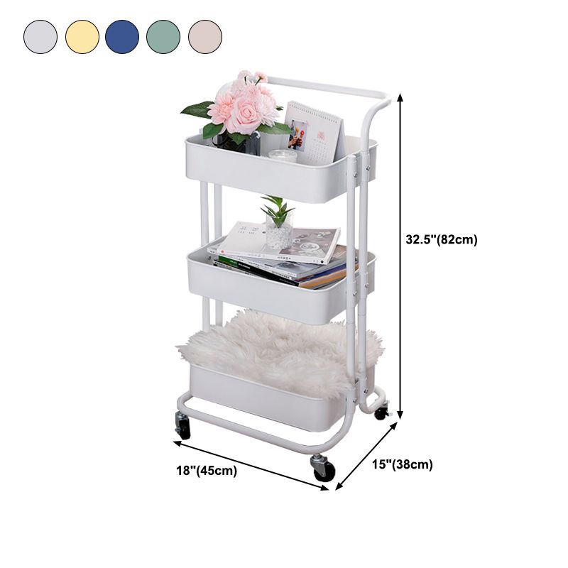 Scandinavian Shelf Bookcase Metal Vertical Book Shelf for Home Office