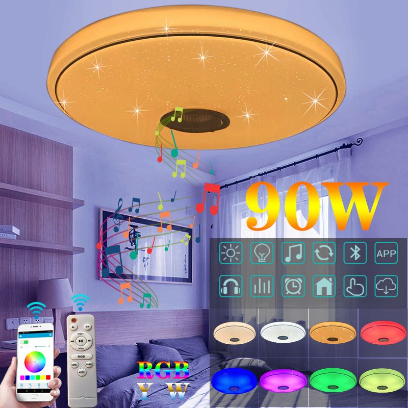 LED Flush Mount Ceiling Light Smart Mobile Phone Control Shop Light Room Light