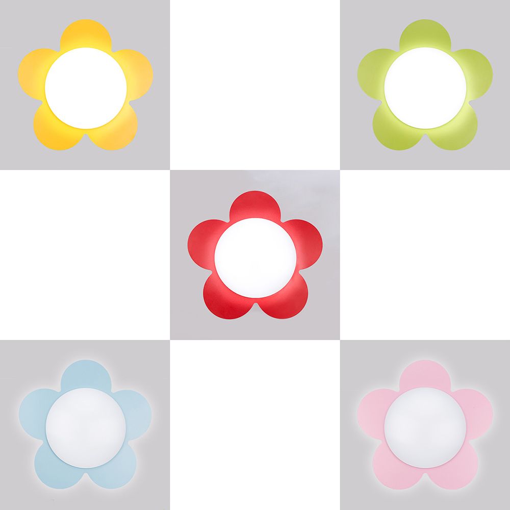 Acrylique Blossom LED Ceiling Mount Light Room Kindergarten Simple Style Modern Ceiling Lamp