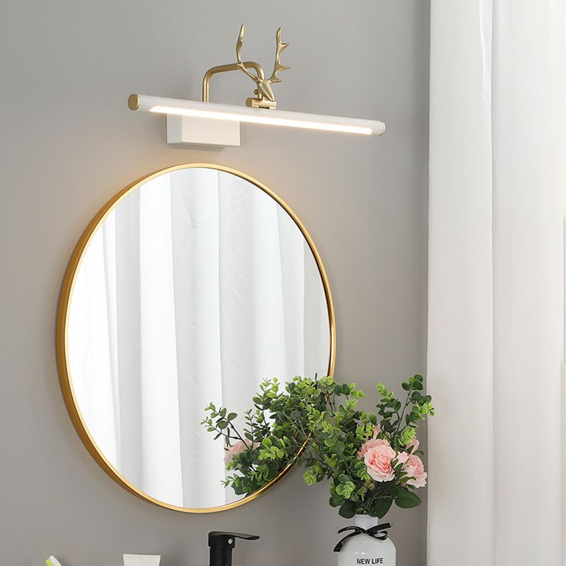 Minimalistische wandkandelspiegel Mirror Lichtwand gemonteerd eenvoudige wandlampwetsen voor toilet