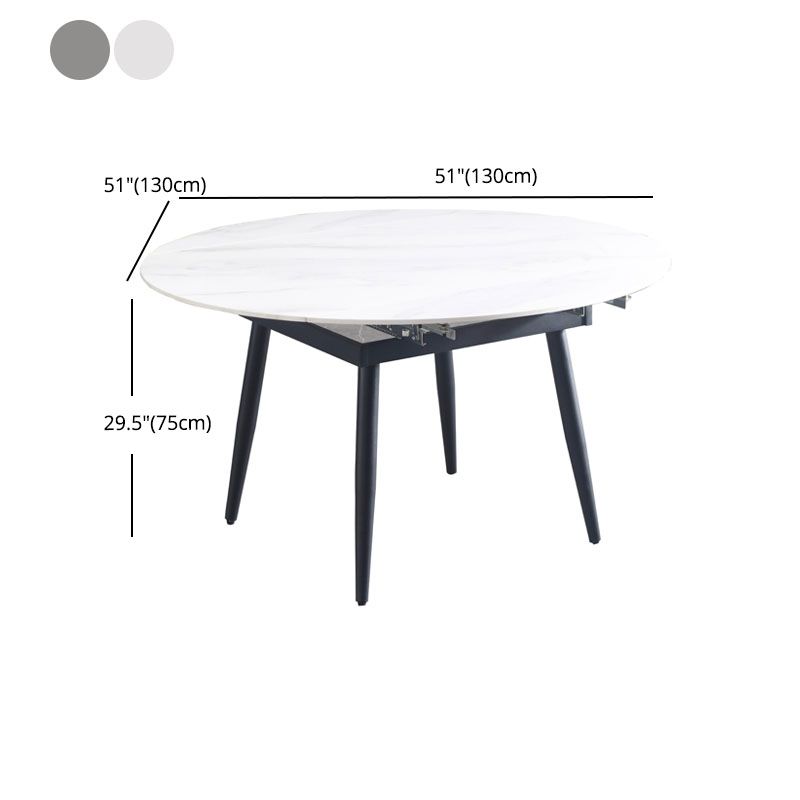 Modern Style 1/2/5/6/7 Pieces Dining Room Set Round Dining Table Set