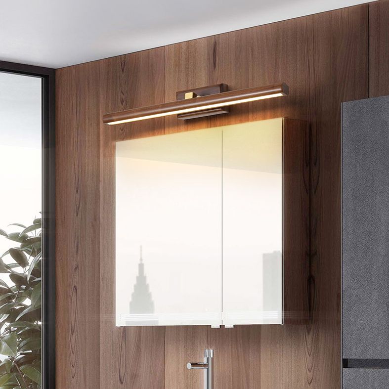 Modern LED Wall Sconce Wood Light Mirror Light Bathroom Lighting Dresser Light Mirror Lighting