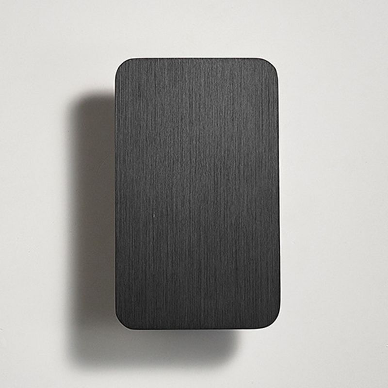 Moderner Stil Rechteck Wandleuchte Metall 2 Licht Wandmontage Leuchten