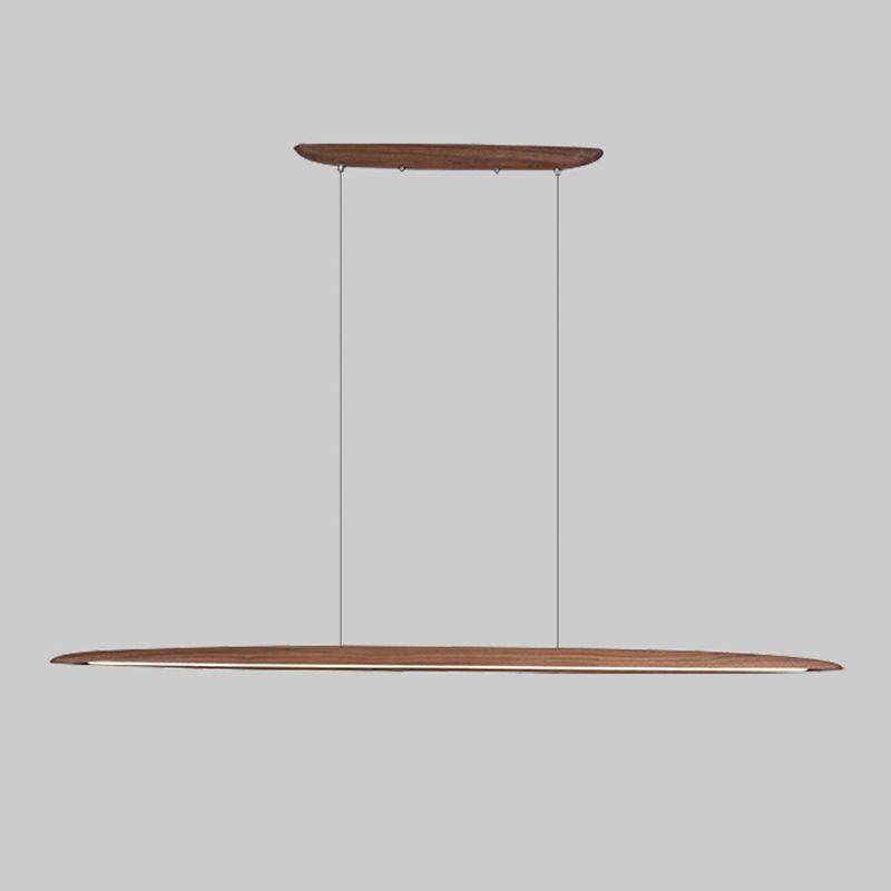 Modern Single Brown/Beige Kitchen Island Lighting LED Island Pendant Lighting