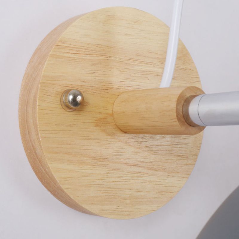 Moderni macaron nordici in stile geometrico con sconde da parete geometrica 1 flione leggero in giallo e bianco