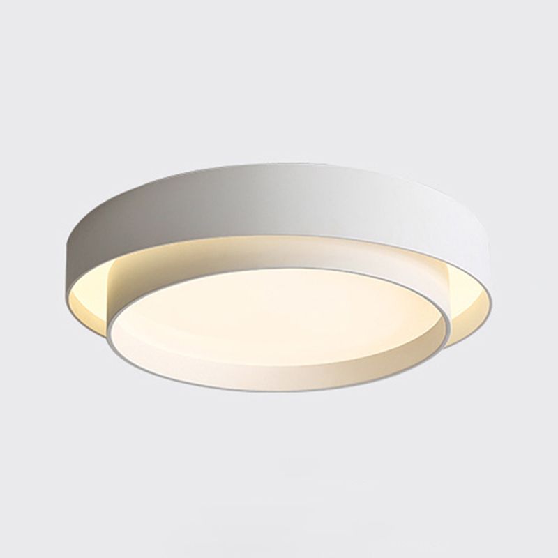 Ronde inbouw plafondlamp Moderne stijl LED metalen plafondlamp