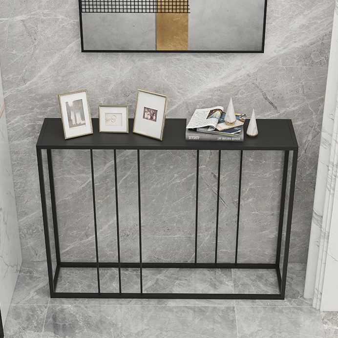 Modern Rectangle Console Table 31.5-inch Tall Iron Accent Table