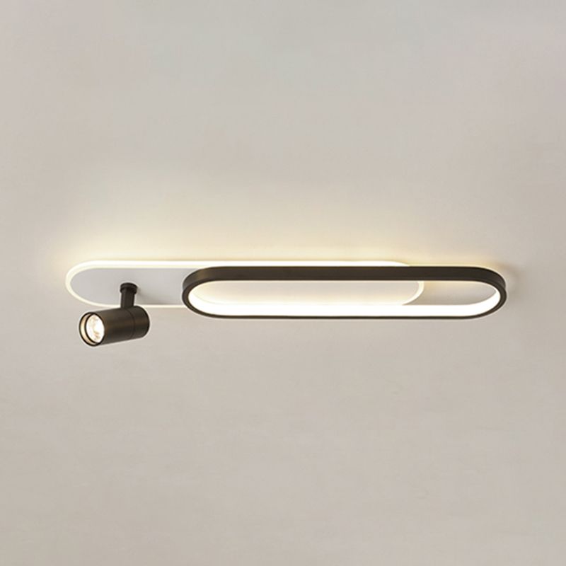Plafonnier LED moderne met en lumière les luminaires encastrés en métal