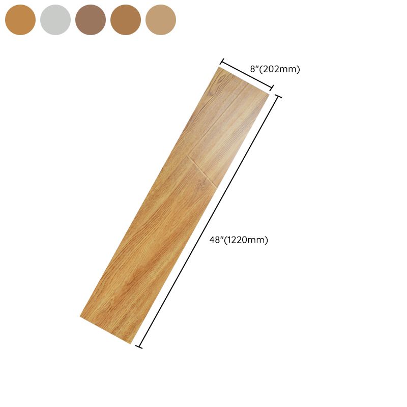 Brown Laminate Flooring Scratch Resistant Natural Oak Laminate with Click Lock