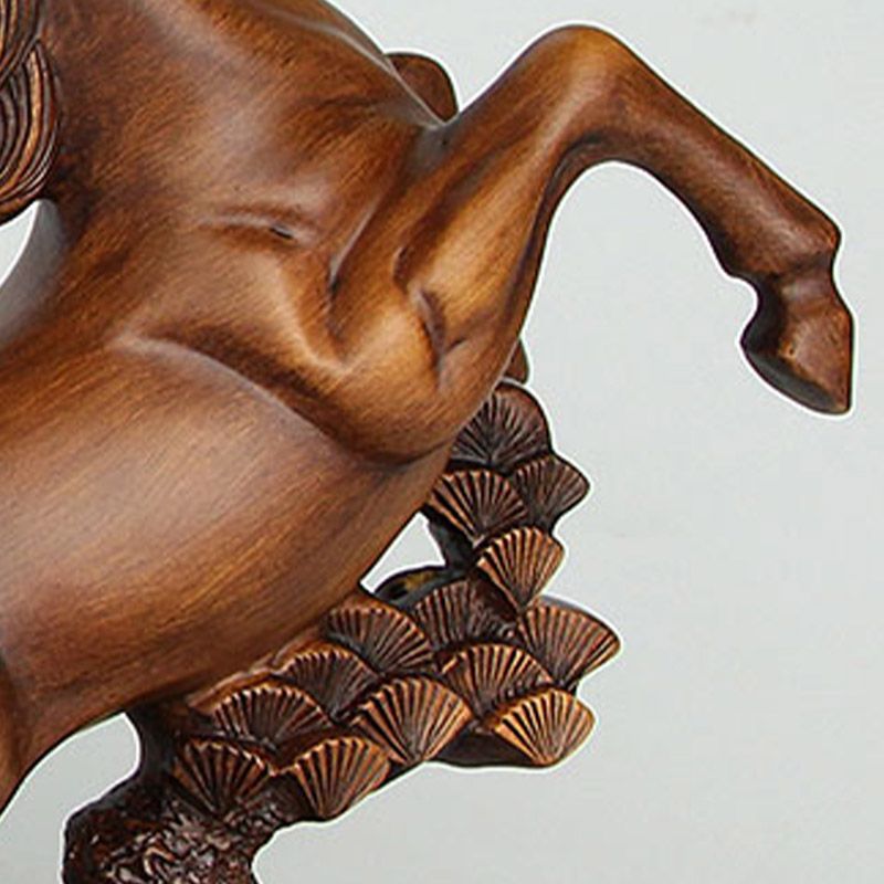 Modern Simple Tabletop Wine Rack Horse Shape Resin Wine Bottle Rack for Kitchen